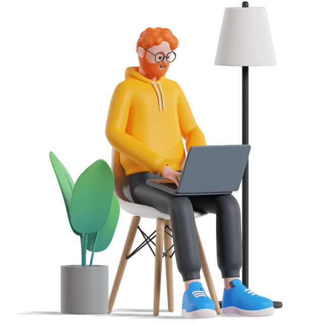 Person using laptop